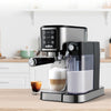 Salton - Barista+ 3 in 1 Espresso Machine, Removable Milk Container, Stainless Steel - - Mounts For Less