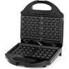 Salton Essentials - 2 Slice Belgian Style Waffle Maker, Non-Stick Plates, Black - - Mounts For Less