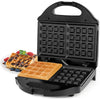 Salton Essentials - 2 Slice Belgian Style Waffle Maker, Non-Stick Plates, Black - - Mounts For Less