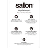 Salton - Programmable Digital Coffee Maker, 14 Cup Capacity, For Hot or Cold Coffee, Stainless Steel - - Mounts For Less