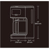 Salton - Programmable Digital Coffee Maker, 14 Cup Capacity, For Hot or Cold Coffee, Stainless Steel - - Mounts For Less