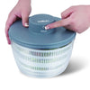 Salton - Rechargeable Electric Salad Spinner, Cordless, with Serving Bowl, Blue - - Mounts For Less
