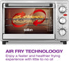 Salton - Toaster Oven and Air Fryer, 6 Slice Capacity, 6 Cooking Functions, Accessories Included - - Mounts For Less