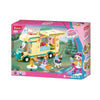Sluban - Summer Camper Van Building Blocks Set with 2 Figures, 314 Pieces - - Mounts For Less