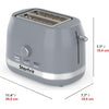 Starfrit - 2 Slice Toaster, 7 Browning Levels, 850 Watts, Grey - - Mounts For Less