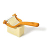Starfrit - 2 in 1 Adjustable Cheese Slicer, Stainless Steel Plate, Dishwasher Safe, Orange - - Mounts For Less