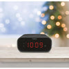 Timex - Clock Radio with 0.7 Inch LED Display, Black - - Mounts For Less