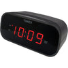 Timex - Clock Radio with 0.7 Inch LED Display, Black - - Mounts For Less