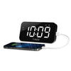 Timex Dual Alarm Clock Radio with Large LED Display, USB Charging and Battery Backup, Black - T1320 - - Mounts For Less
