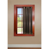 Versailles - Bamboo Grommet Top Curtain Panel, Brass Grommets, 42" x 63", Walnut - - Mounts For Less