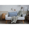 Versailles - Ceasar Cushion Cover, 14" x 20", Machine Washable, Blue - - Mounts For Less