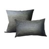 Versailles - Ceasar Cushion Cover, 14" x 20", Machine Washable, Dark Grey - - Mounts For Less