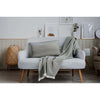 Versailles - Ceasar Cushion Cover, 14" x 20", Machine Washable, Dark Grey - - Mounts For Less