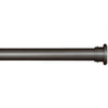 Versailles - DUO Stainless Steel Tension Curtain Rod, Indoor/Outdoor, Adjustable Length, Grey (3 Sizes Available) - - Mounts For Less