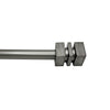 Versailles - Esencial Cleft Curtain Rod Set, Adjustable Length, Antique Silver (2 Sizes Available) - - Mounts For Less
