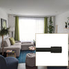 Versailles - Lexington Ringlets Curtain Rod Set, Adjustable Length, Black (2 Sizes Available) - - Mounts For Less