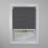 Versailles - Slimline Cordless Alternate Shade Window Blind, 24" x 72", Charcoal - - Mounts For Less
