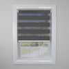 Versailles - Slimline Cordless Alternate Shade Window Blind, 24" x 72", Charcoal - - Mounts For Less