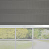 Versailles - Slimline Cordless Alternate Shade Window Blind, 24" x 72", Charcoal - - Mounts For Less