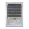 Versailles - Slimline Cordless Alternate Shade Window Blind, 24" x 72", Charcoal - - Mounts For Less