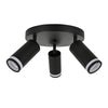 Xtricity - 3-Head Directional Light Fixture, 9.06" Wide, From the Valegro Collection, Black - - Mounts For Less