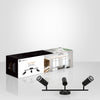 Xtricity - 3 Head Track Light, 19.69" Width, From the Valegro Collection, Black - - Mounts For Less
