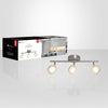 Xtricity - 3 Heads Ceiling Light with Integrated LED, 22.44 '' Width, From Anita Collection, Nickel - - Mounts For Less