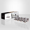 Xtricity - 4 Light Vanity Light, 27.1'' Width, From the Baltimore Collection, Nickel Finish - - Mounts For Less