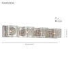 Xtricity - 4 Light Vanity Light, 30.98'' Width, From the Fairview Collection, Chrome Finish - - Mounts For Less