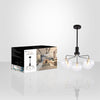 Xtricity - 5 Light Pendant, 22.04 '' Width, From Stanford Collection, Black - - Mounts For Less