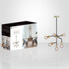 Xtricity - 6-Light Pendant, 14.2'' Width, From the Skylight Collection, Gold - - Mounts For Less