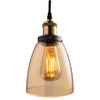 Xtricity - Amber Glass Pendant Light, LED Bulb Included, From the Old Fashioned Collection - - Mounts For Less