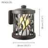 Xtricity - Outdoor Wall Light, 11.41 '' Height, From The Renolds Collection, Black - - Mounts For Less