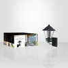 Xtricity - Outdoor Wall Light, 15 '' Height, From The London Collection, Black - - Mounts For Less