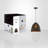 Xtricity - Pendant Light, 11.81 '' Width, From The Ashford Collection, Black and Gold - - Mounts For Less