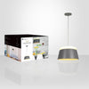 Xtricity - Pendant Light, 13.77 '' Width, From the Jazzi Collection, Gray - - Mounts For Less