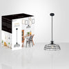 Xtricity - Pendant Light, 15.7'' Width, From the Veronica Collection, Black - - Mounts For Less