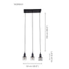 Xtricity - Pendant Light, 20.86 '' Width, From The Norway Collection, Black - - Mounts For Less