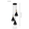 Xtricity - Pendant Light , 6.2 '' Width, From The Virginia Collection, Black - - Mounts For Less