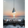 Xtricity - Pendant Light, 7.5 '' Width, From the Celeste Collection, Gray and Wood - - Mounts For Less