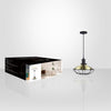 Xtricity - Pendant Light, 9.84 '' Wide, From The Houston Collection, Antique Brass - - Mounts For Less