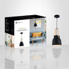 Xtricity - Pendant Light, Height 14.5 '', From The Gordon Collection, Black - - Mounts For Less