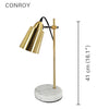 Xtricity - Table Lamp, 16.1'' Height, From the Conroy Collection, Gold - - Mounts For Less