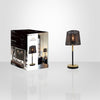 Xtricity - Table Lamp, 22.6 '' Height, From the Luna Collection, Black - - Mounts For Less