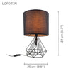 Xtricity - Table Lamp, 8.6 '' Height, From the Lofoten Collection, Black - - Mounts For Less