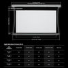 120" 4:3 Electric Tab-Tensioned Projection Screen White - - Mounts For Less
