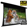 150" 16:9 Electric Projection Screen Reference Studio 4K "Tab-Tensioned" White - - Mounts For Less