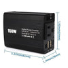 150W Car Power Inverter DC 12V To 110V AC Converter With Dual USB Charger - - Mounts For Less