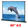 40" 4:3 Portable "TableTop" Screen white - - Mounts For Less
