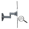 AMX BFP-23B Tilt & Swivel Universal TV Wall Mount Articulated 3 Pivots LED, LCD, PLASMA For Screens 32'' To 55'' - - Mounts For Less